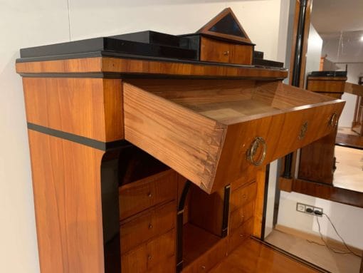 Neoclassical Biedermeier Secretary Desk - Top Drawer - Styylish