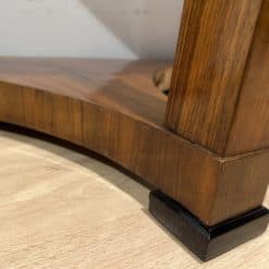 Biedermeier Demi-Lune Console Table - Base Detail - Styylish