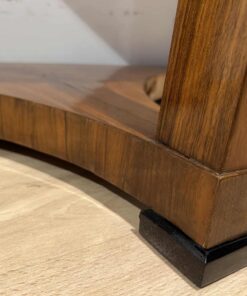 Biedermeier Demi-Lune Console Table - Base Detail - Styylish