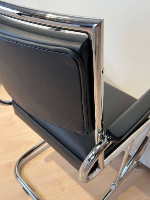 Bauhaus Cantilever Armchair - Chrome Plated Frame from Back - Styylish