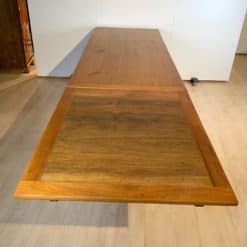 Large Neoclassical Expandable Dining Table - Extension Top View - Styylish