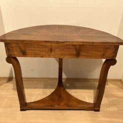 Biedermeier Demi-Lune Console Table - Back View - Styylish