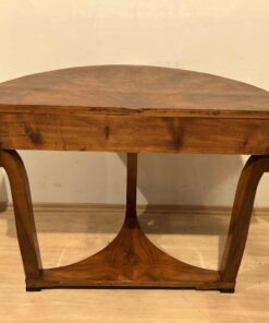 Biedermeier Demi-Lune Console Table - Back View - Styylish