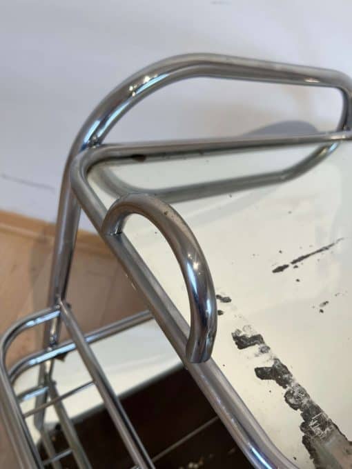 Art Deco Bar Cart- metal detail- Styylish