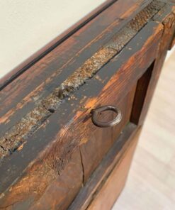 Small Biedermeier Wall Mirror - Top Edge Detail - Styylish