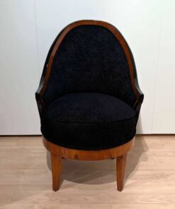 Biedermeier Swivel Chair- front view on white background- Styylish