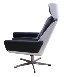 Alternative view of Space Age Lounge Chair, White Lacquer, Germany, 1970s