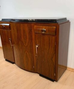 Walnut Art Deco Sideboard - Side Profile - Styylish
