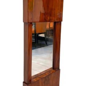 Small Biedermeier Wall Mirror, Cherry Veneer, South Germany, circa 1820