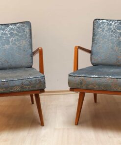 Pair of Mid Century Armchairs - Full Profile - Styylish