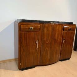 Walnut Art Deco Sideboard - Full Profile - Styylish