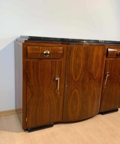 Walnut Art Deco Sideboard - Full Profile - Styylish