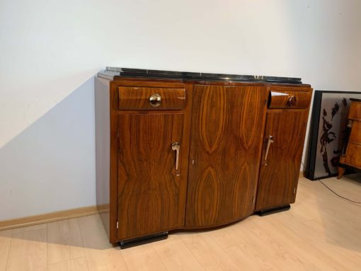 Walnut Art Deco Sideboard - Full Profile - Styylish