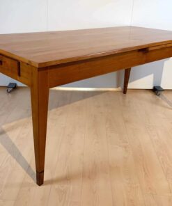 Large Neoclassical Expandable Dining Table - Left Angle - Styylish