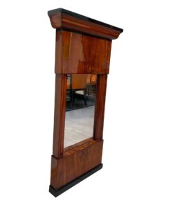 Small Biedermeier Wall Mirror - Front Side Angle - Styylish