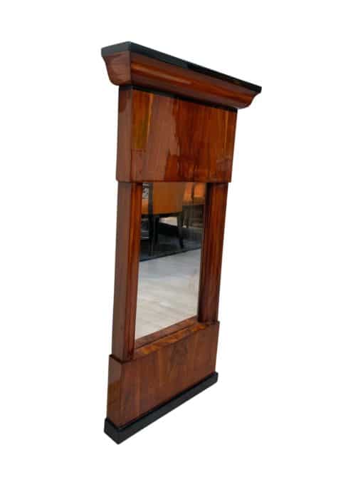 Small Biedermeier Wall Mirror - Front Side Angle - Styylish