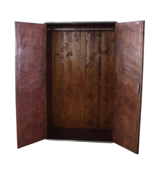 Two-Doored Art Deco Armoire - Doors Open - Styylish