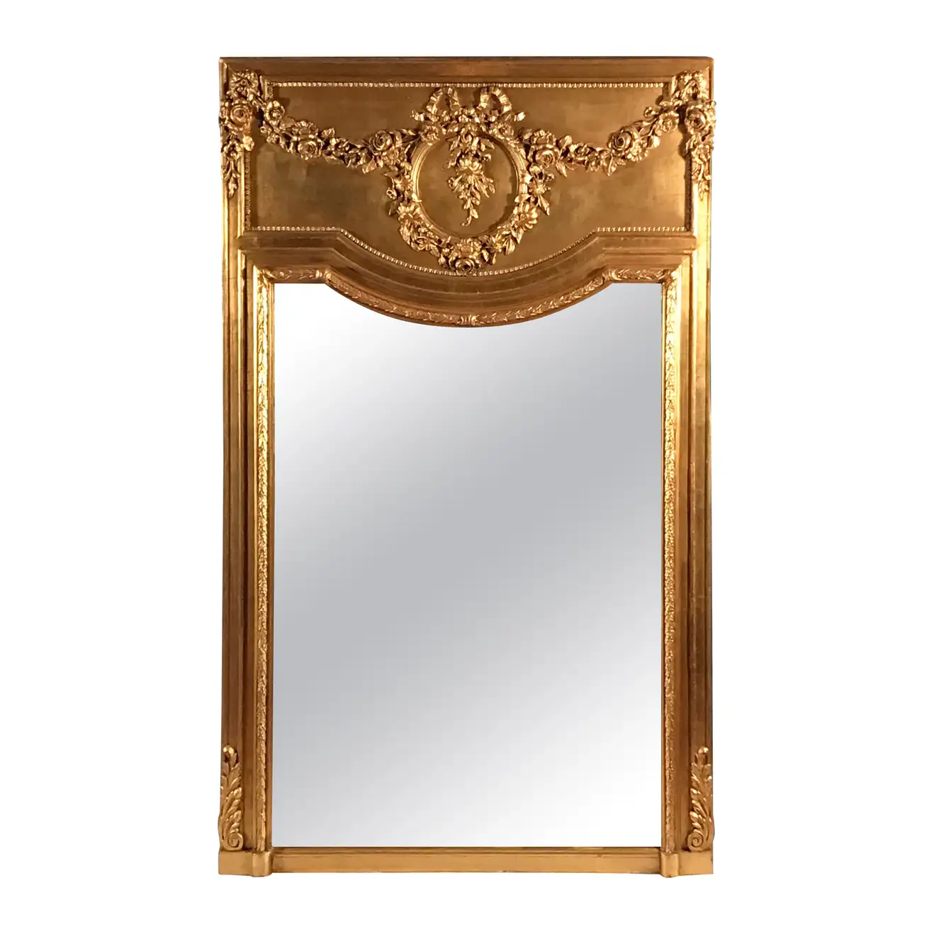 Louis XVI Style Trumeau Mirror - Styylish