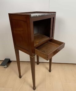 Early 19th Century Nightstand - Compartments Open - Styylish