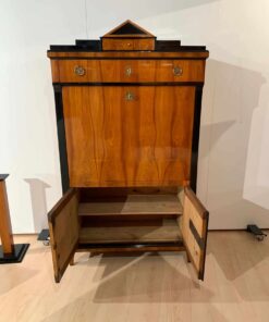 Neoclassical Biedermeier Secretary Desk - Front Profile with Opened Doors - Styylish