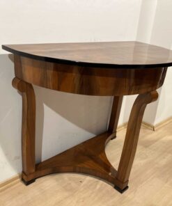 Biedermeier Demi-Lune Console Table - Side Profile - Styylish
