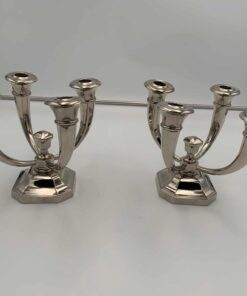 Art Deco Candlestick Holders - Full Profile - Styylish