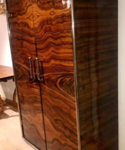 Two-Doored Art Deco Armoire - Palisander Veneer - Styylish