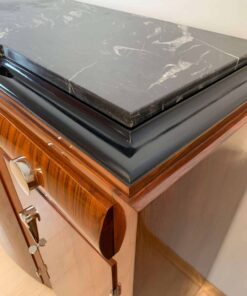 Walnut Art Deco Sideboard - Corner Detail - Styylish