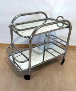 Art Deco Bar Cart- side view- Styylish