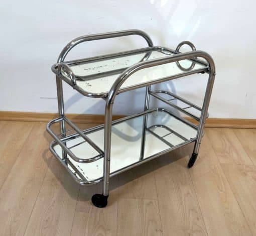 Art Deco Bar Cart- side view- Styylish