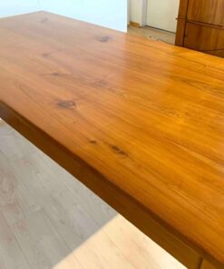 Large Neoclassical Expandable Dining Table - Top Detail - Styylish