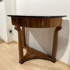 Biedermeier Demi-Lune Console Table - Side View - Styylish