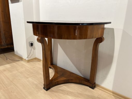 Biedermeier Demi-Lune Console Table - Side View - Styylish