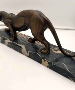Art Deco Panther Sculpture - Back Profile - Styylish