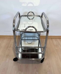 Art Deco Bar Cart- lateral view- Styylish