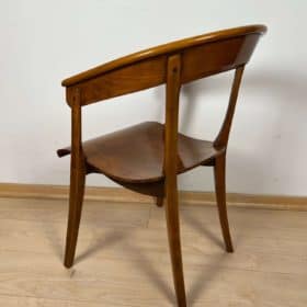 Bauhaus Armchair by Rockhausen, Polished Wood, Germany circa 1930