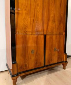 Neoclassical Biedermeier Secretary Desk - Bottom Doors with Keyhole - Styylish