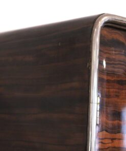 Two-Doored Art Deco Armoire - Metal Detail - Styylish