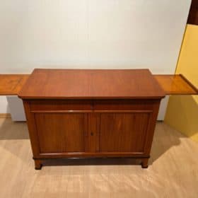 Biedermeier Sideboard with Fold Up Top, Cherry Veneer, Germany circa 1830