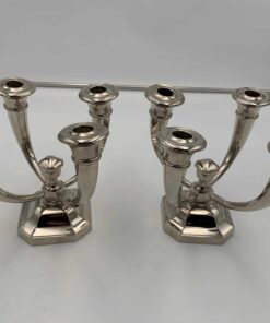 Art Deco Candlestick Holders - Top View - Styylish
