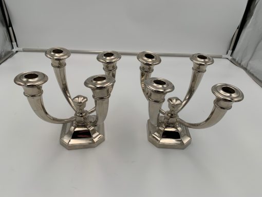 Art Deco Candlestick Holders - Top View - Styylish