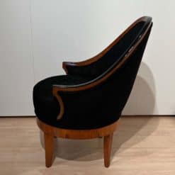 Biedermeier Swivel Chair- right side view- Styylish