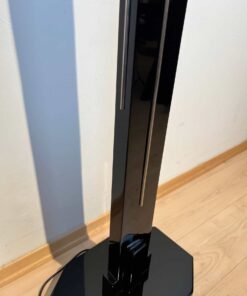 Tall Art Deco Lamp - Black Lacquer Post - Styylish