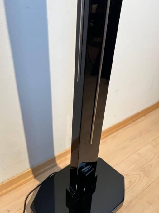 Tall Art Deco Lamp - Black Lacquer Post - Styylish