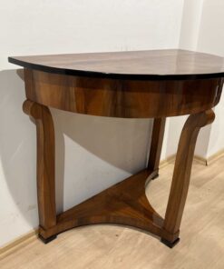 Biedermeier Demi-Lune Console Table - Left Angle - Styylish