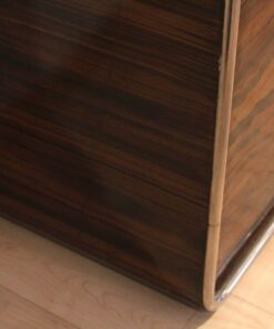 Two-Doored Art Deco Armoire - Metal Bottom Detail - Styylish