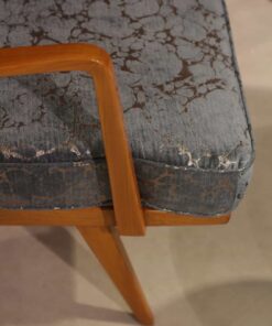 Pair of Mid Century Armchairs - Corner of Cushion Detail - Styylish