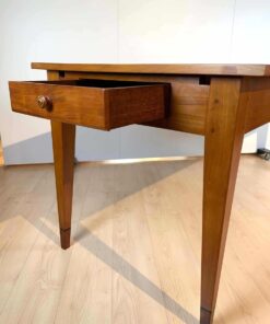 Large Neoclassical Expandable Dining Table - Drawer Detail - Styylish
