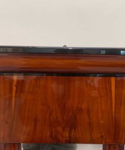 Small Biedermeier Wall Mirror - Cherry Veneer Detail - Styylish