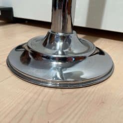 Art Deco Standing Ashtray - Chromed Metal Base - Styylish